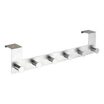 WENKO 22804100 - Garderobenleiste CELANO 39 x 11 cm Edelstahl/silber