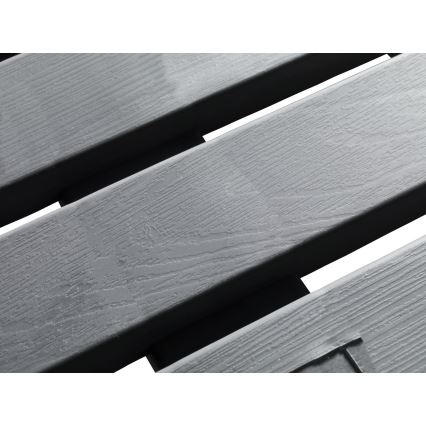 WENKO 22947100-Duschmatte INDOOR & OUTDOOR 55x55 cm grau