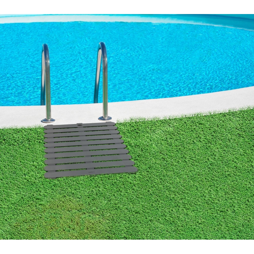 WENKO 22947100-Duschmatte INDOOR & OUTDOOR 55x55 cm grau