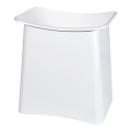WENKO 22949100 - Hocker WING 45x48 cm weiß/schwarz