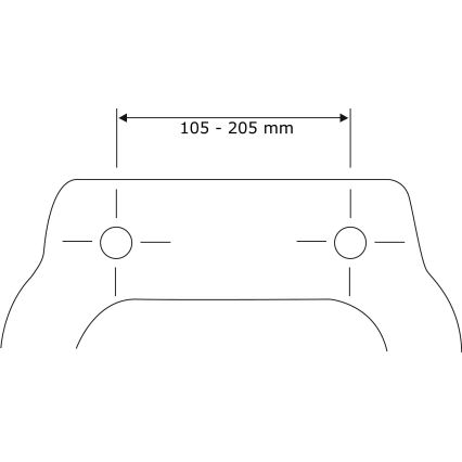 WENKO 22977100-WC-Sitz BELLEVUE 35,5x42,5 cm Anthrazit/Silber