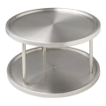 WENKO 2335100 - Schrank-Drehkarussell 26,5x15,5 cm Edelstahl/silber