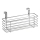 WENKO 2344100 - SLIM-Ablagekorb, 24 x 11,5 cm, glänzender Chrom/Schwarz