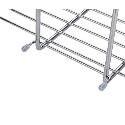 WENKO 23499100 - Duschablage MILO 25x36 cm Edelstahl/silber/klar