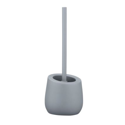 WENKO 23650100 - WC-Bürste BADI 13,5 x 38 cm grau