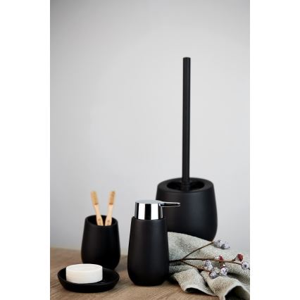 WENKO 23653100 - Seifenschale BADI 11,5x3 cm schwarz