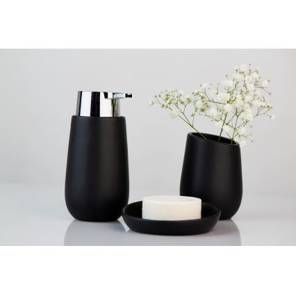 WENKO 23653100 - Seifenschale BADI 11,5x3 cm schwarz