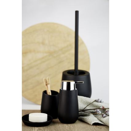 WENKO 23654800 - WC-Bürste BADI 13,5x38 cm schwarz