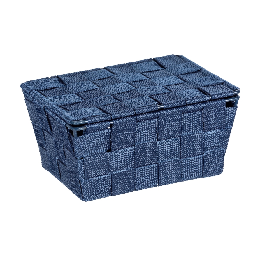 WENKO 23786100 - ADRIA Korb 19x14 cm blau