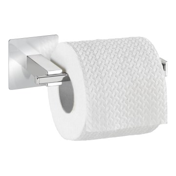 WENKO 23859800 - Toilettenpapierhalter TURBO-LOC QUADRO ED 16,5x6,5 cm Edelstahl