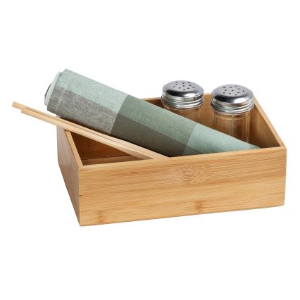 WENKO 23920100 - Tablett TERRA 22x15 cm braun