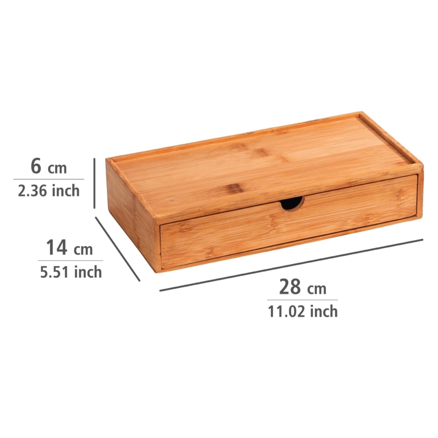 WENKO 23921100 - Box TERRA 28x14 cm braun