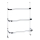 WENKO 24025100 - Handtuchhalter IRPINIA 54,5 x 77,5 cm, hochglänzender Chrom