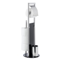WENKO 24075800 - WC-Set RAVINA 20x707 cm Edelstahl/silber/schwarz