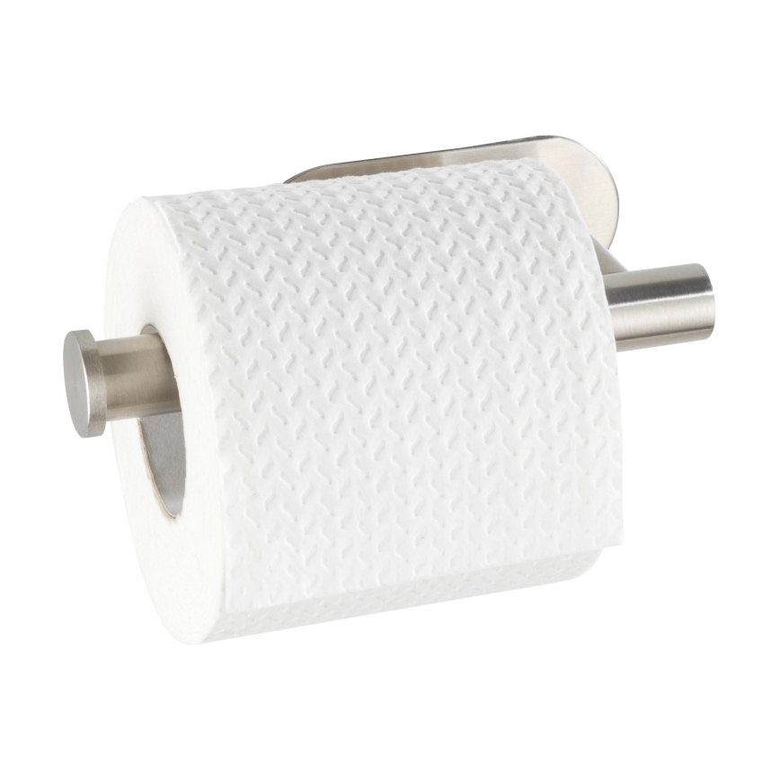 WENKO 24166100 - WC-Papierhalter TURBO-LOC OREA MATT 16x7 cm Edelstahl/silber
