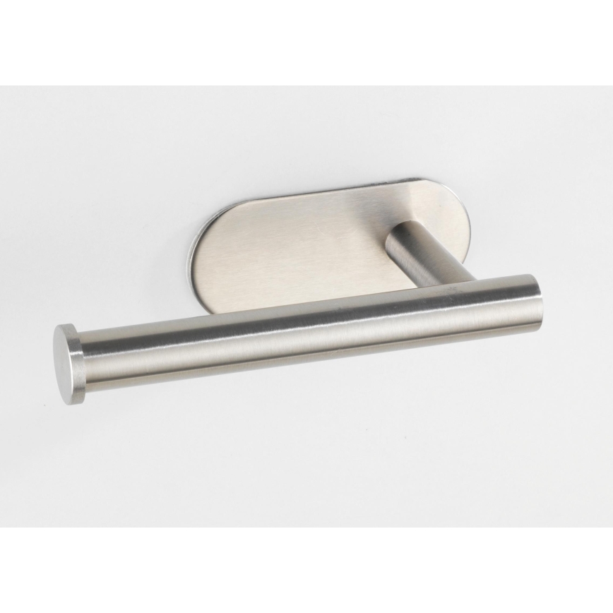 WENKO 24166100 - WC-Papierhalter TURBO-LOC OREA MATT 16x7 cm Edelstahl/silber