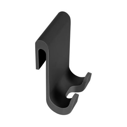 WENKO 24171100 - Duschabzieher MOLA 21x24,5 cm Edelstahl/schwarz