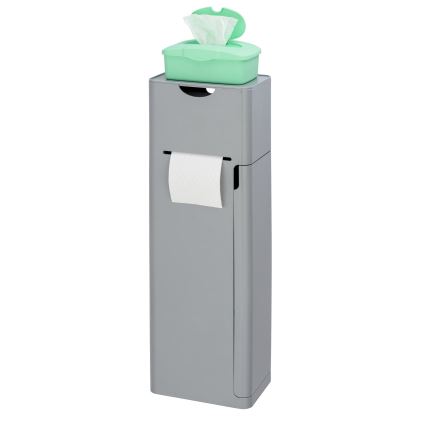 WENKO 24213100 - WC-Bürste IMON 20x58,5 cm grau