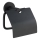 WENKO 24241100-Toilettenpapierhalter BOSIO BLACK 15x13,5 cm Edelstahl/silber