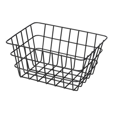 WENKO 24371100 - Korb VIANA 18x25 cm schwarz