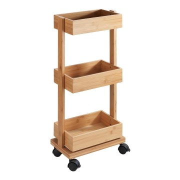 WENKO 24390100 - Regal TORTONA 18x71,5 cm braun/schwarz