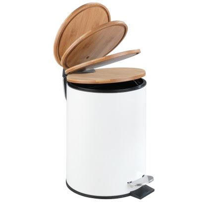 WENKO 24392100 - Korb TORTONA 17x23,5 cm weiß/braun/schwarz