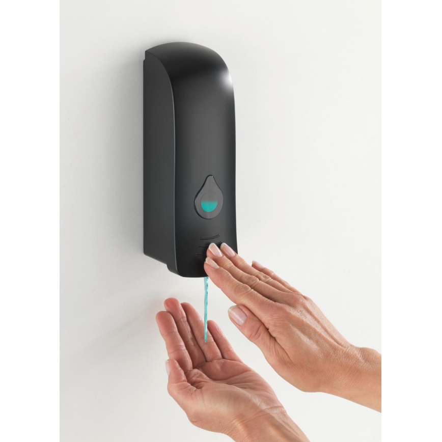 WENKO 24589100-Seifenspender RANERA 740 ml schwarz