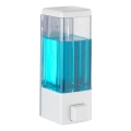 WENKO 24594100-Seifenspender ISTRES 320 ml weiß/transparent