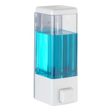 WENKO 24594100-Seifenspender ISTRES 320 ml weiß/transparent