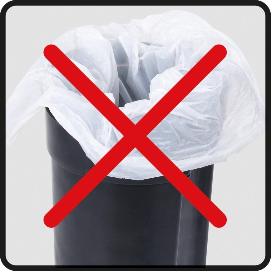 WENKO 24678100 - Korb LEMAN 21x24 cm weiß/schwarz