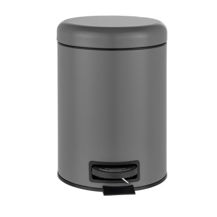 WENKO 24682100 - LEMAN-Korb 21 x 24 cm, grau/schwarz