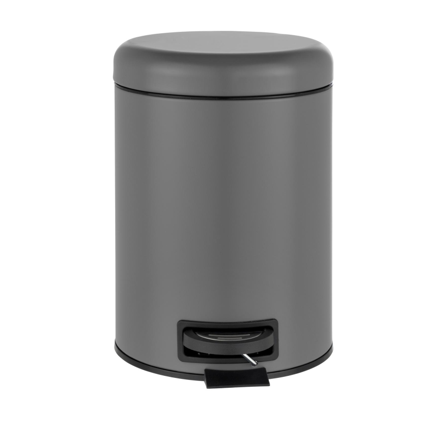 WENKO 24682100 - LEMAN-Korb 21 x 24 cm, grau/schwarz