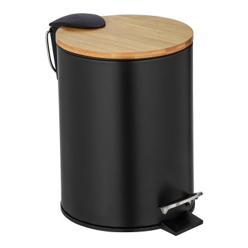 WENKO 24696100 - Korb TORTONA 17x21 cm schwarz/braun