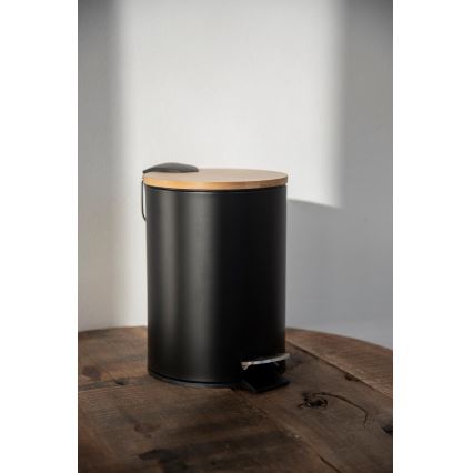 WENKO 24696100 - Korb TORTONA 17x21 cm schwarz/braun