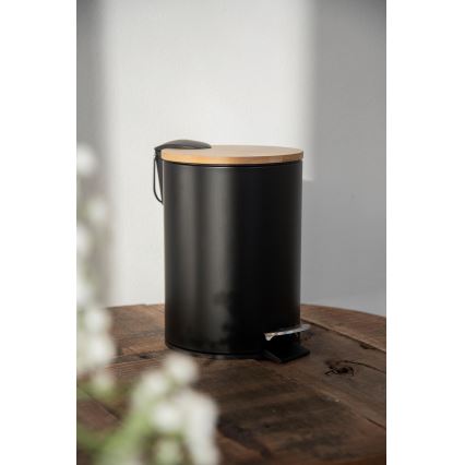 WENKO 24696100 - Korb TORTONA 17x21 cm schwarz/braun