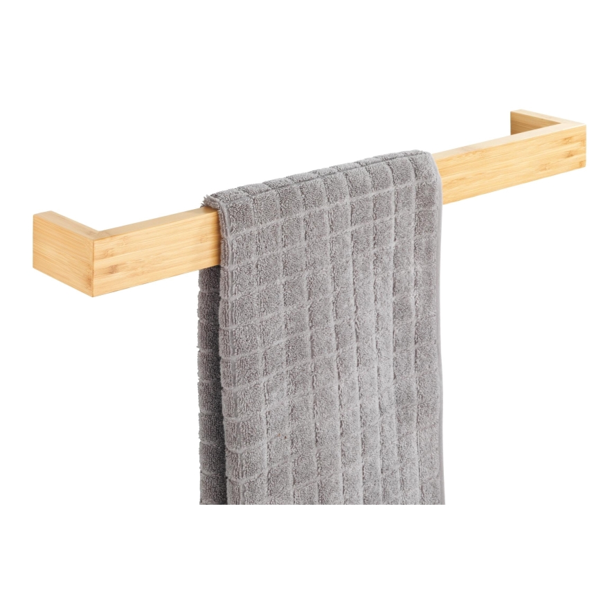 WENKO 24742100 - Handtuchhalter BAMBUSA 60x9 cm braun