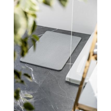WENKO 24936100-Badematte SIMI 39x60 cm grau