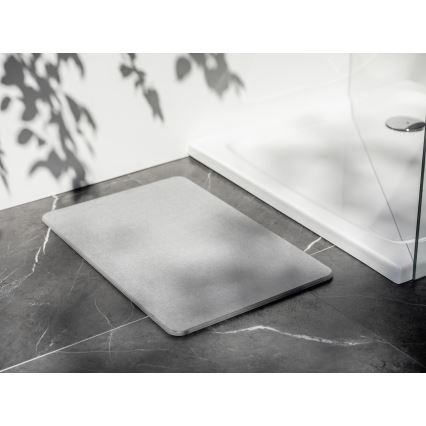 WENKO 24936100-Badematte SIMI 39x60 cm grau