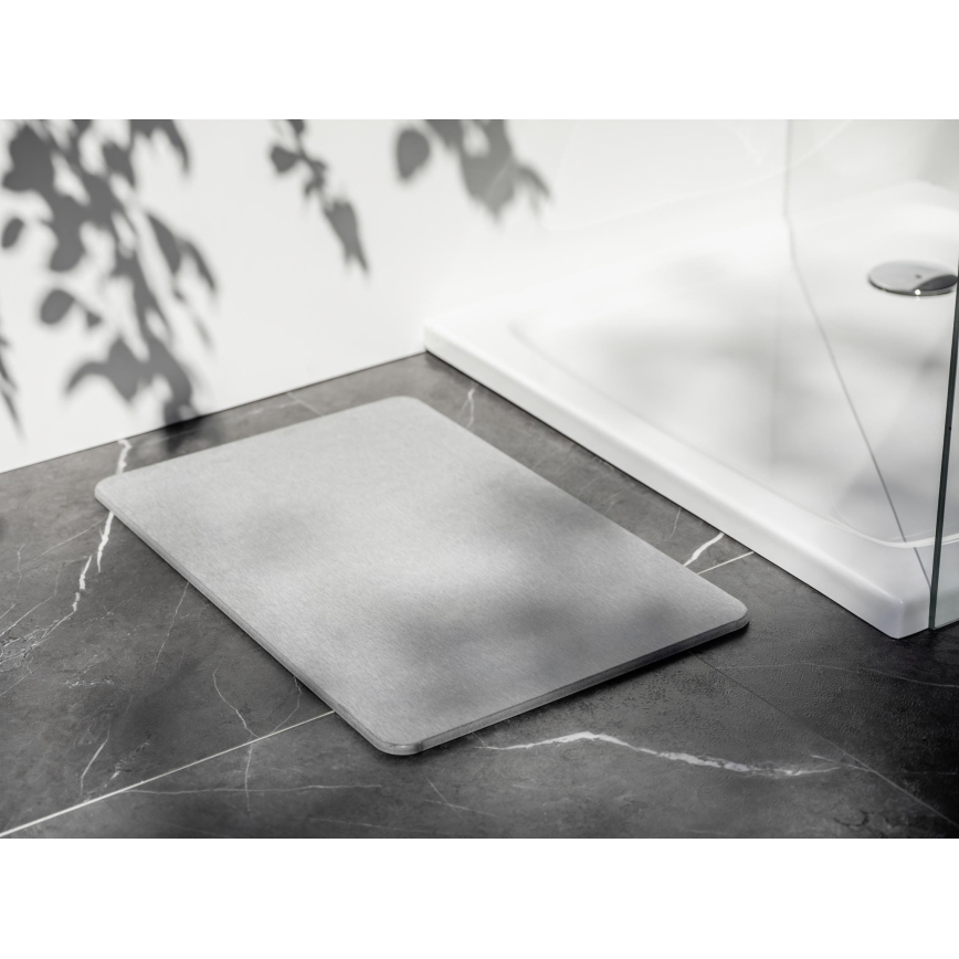 WENKO 24936100-Badematte SIMI 39x60 cm grau