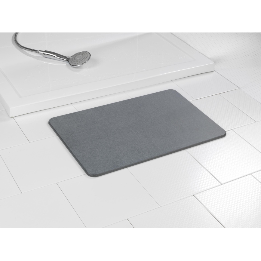 WENKO 24936100-Badematte SIMI 39x60 cm grau