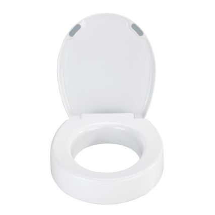 WENKO 25005100-WC-Sitz SECURA 37x44 cm weiß/grau