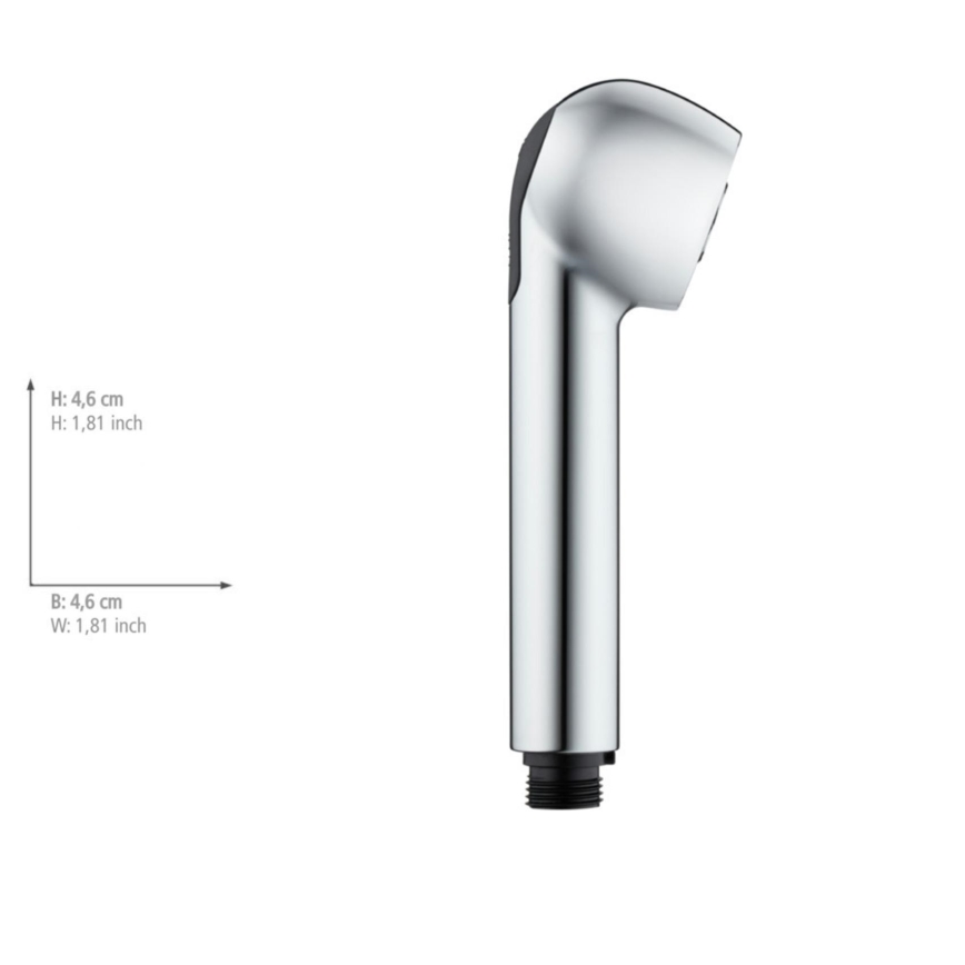 WENKO 25118100 - Duschkopf WATERSAVING SYSTEM 4,6x4,6 cm Chrom