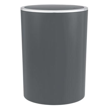 WENKO 25146100 - Korb INCA 18,5x25,5 cm Anthrazit/glänzender Chrom