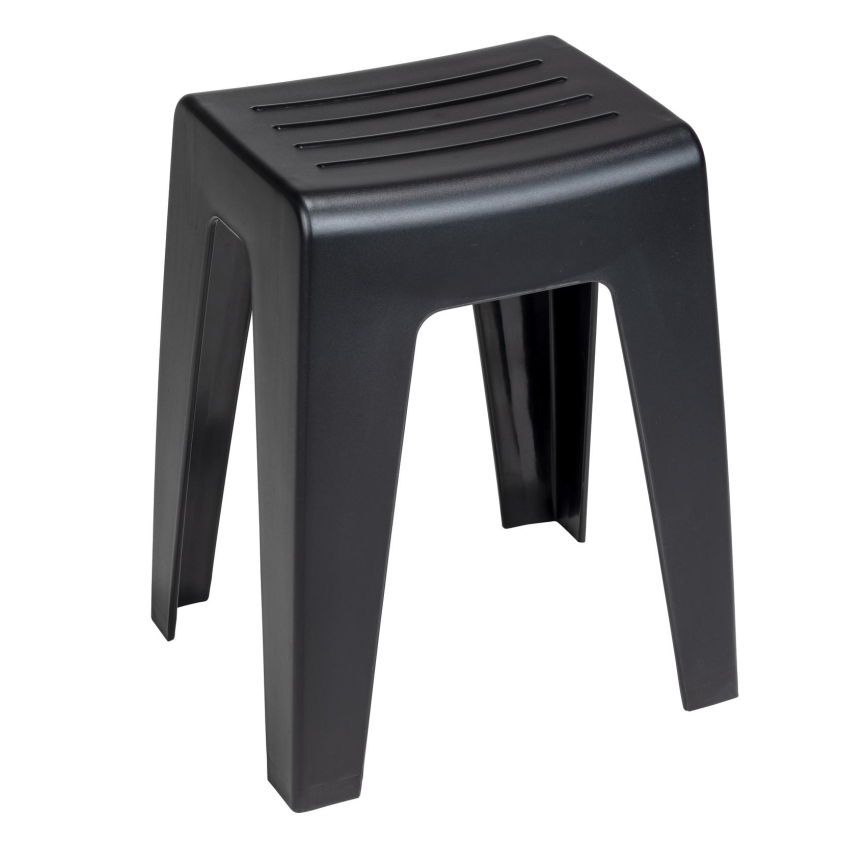 WENKO 25156100 - Hocker KUMBA 38x47 cm schwarz