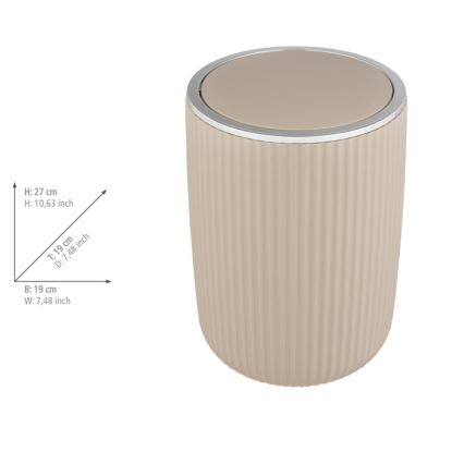 WENKO 25187100 - Korb AGROPOLI 19x27 cm beige