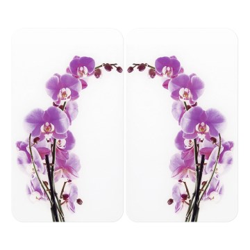 WENKO 2521433500 - Abdeckplatte - Blume/Pflanze 30 x 52 cm, mehrfarbig