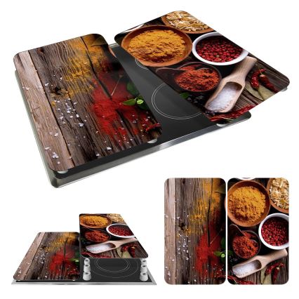 WENKO 2521467100 - Abdeckung für Platte 30x52 cm mehrfarbig/grau/transparent