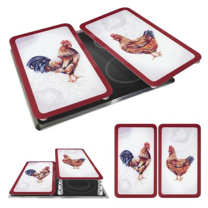 WENKO 2521471500 - Abdeckplatte ABDECKPLATTE - Grafik 30x52 cm mehrfarbig