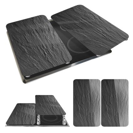 WENKO 2521480100 - Abdeckplatte 30x52 cm mehrfarbig/grau/klar