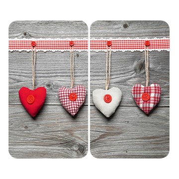 WENKO 2521481100 - Abdeckplatte 30x52 cm mehrfarbig/grau/transparent